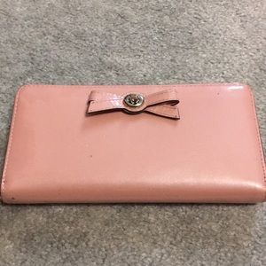 Coach patent leather wallet